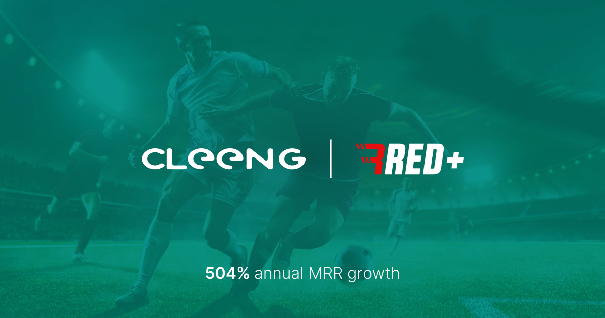Cleeng and RED - 504% annual MRR growth
