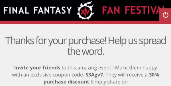 Final fantasy coupon strategy