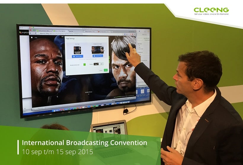 Gilles Domartini presents Cleeng Portal at IBC 2015