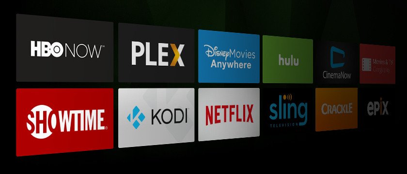 Streaming TV apps
