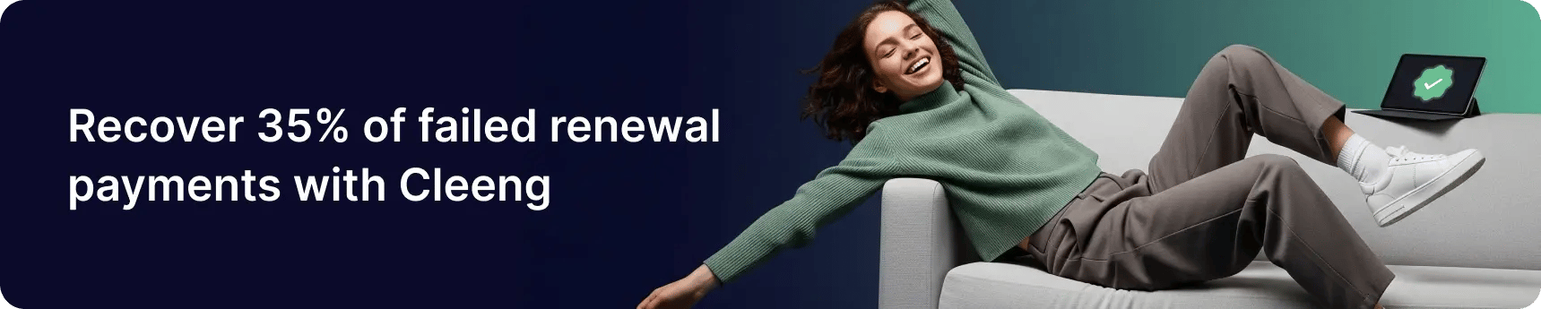 Merchant banner recover payments