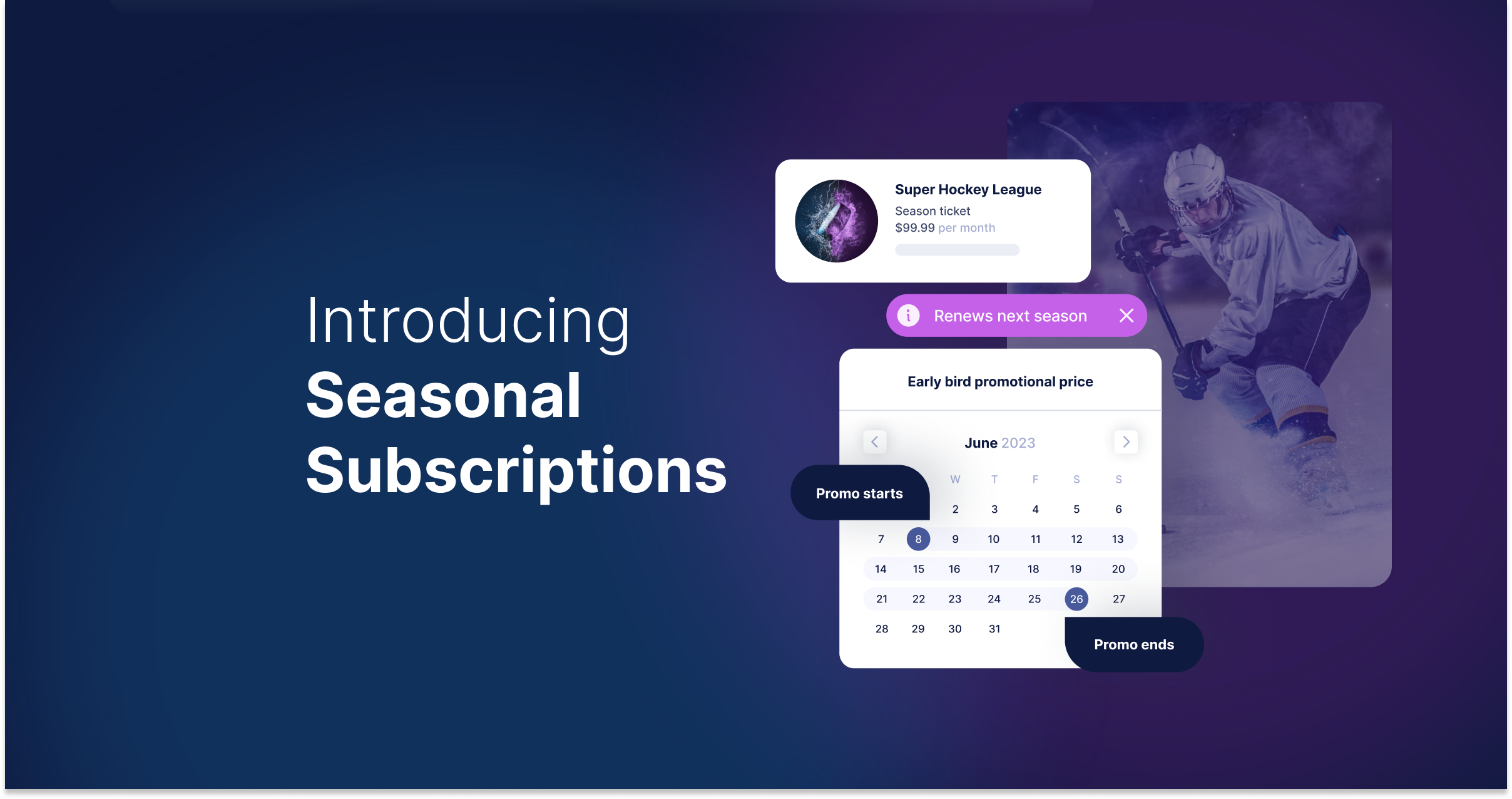 Seasonal Subscriptions announcement