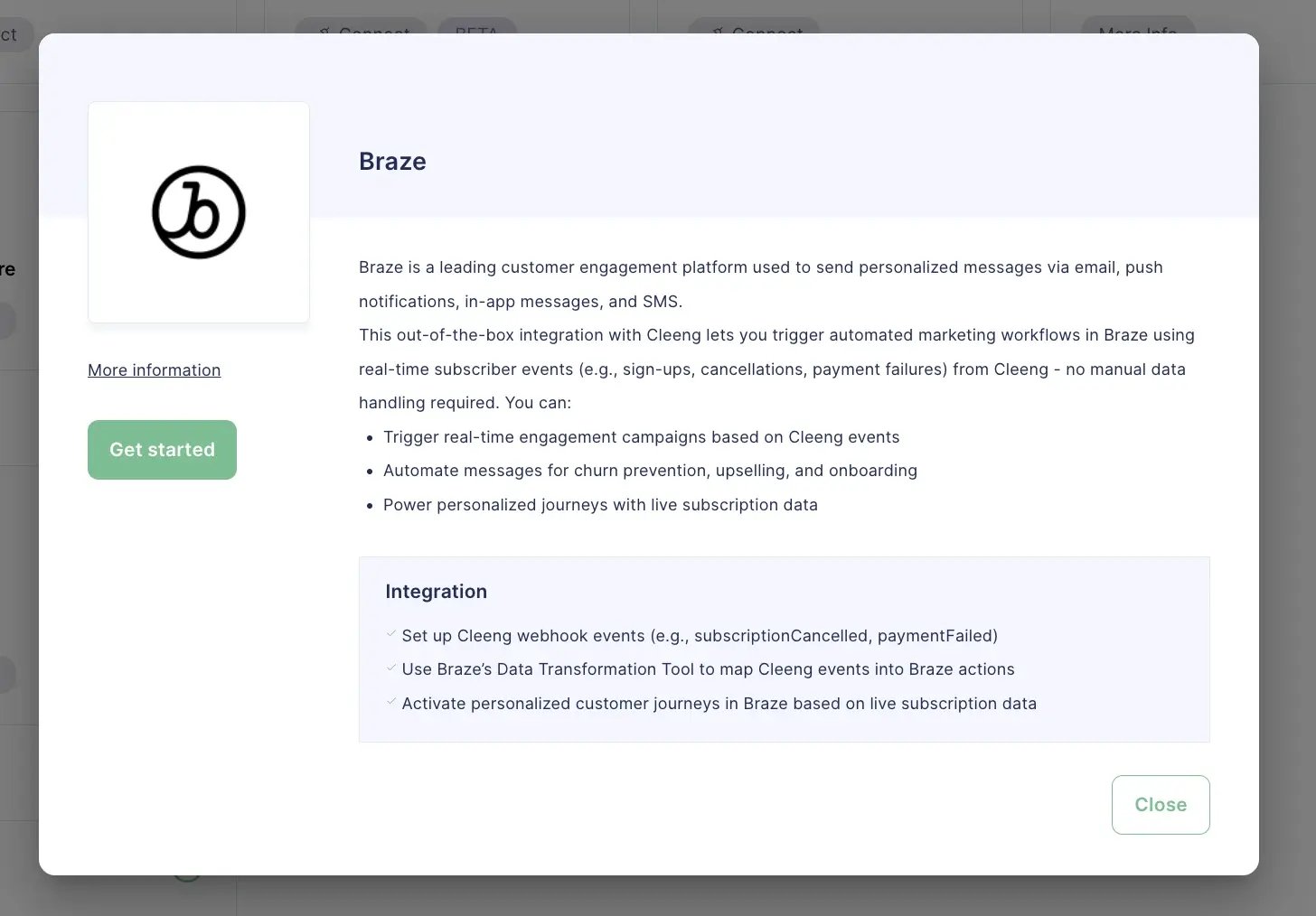 braze integration