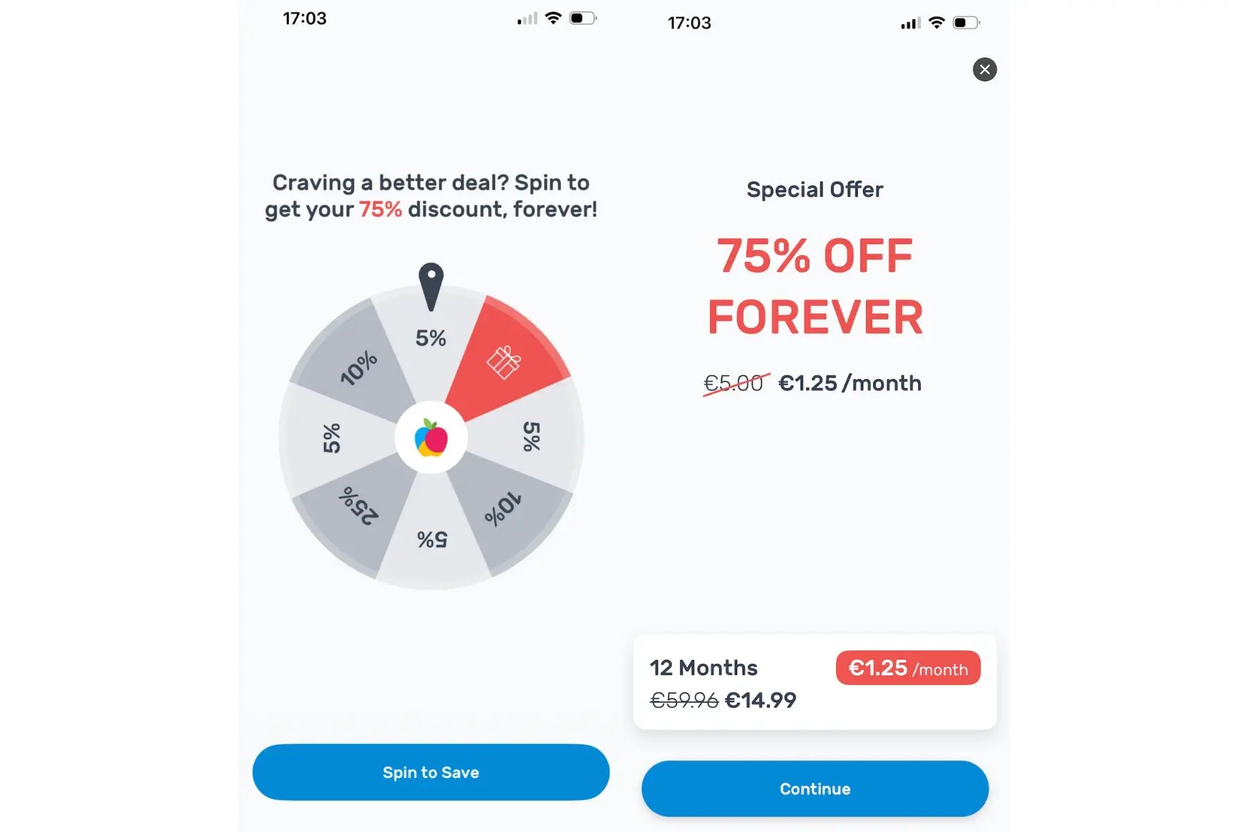 prize wheels for fitness and heath apps