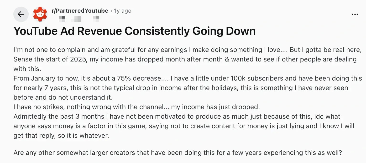 reddit youtube ads comment ugc