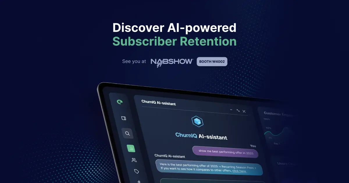 Discover AI-Driven Subscriber Retention: Meet Cleeng at NAB2025