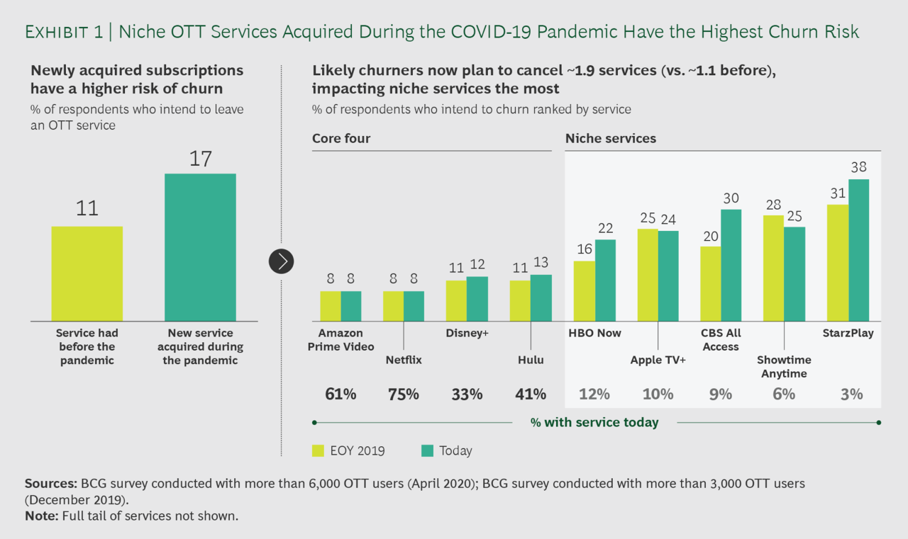 BCG niche ott services trend